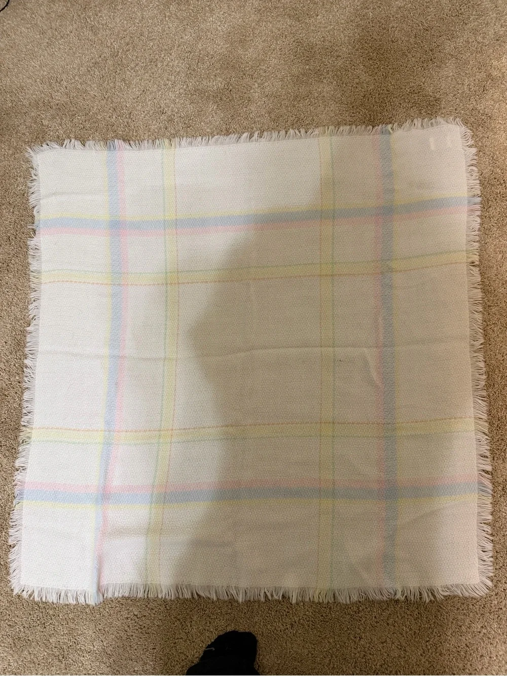The Three Weavers vintage 1980s baby blanket